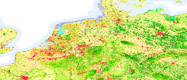 Layer 'Internal color map' rendered in ArcGIS