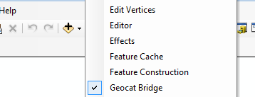 ArcMap toolbars