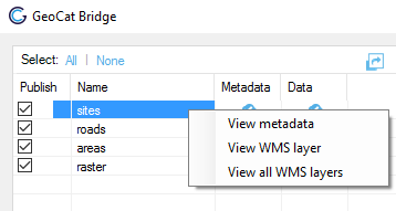 Context menu