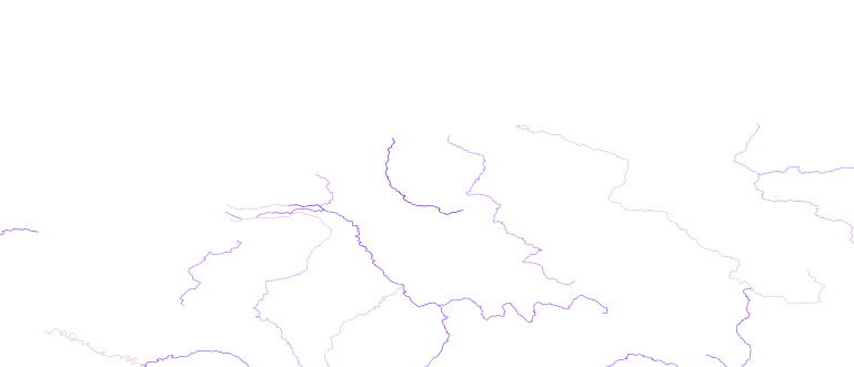 Layer 'Rivers' rendered in GeoServer