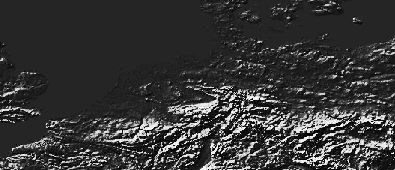 Layer 'Stretched - histogram equalize' rendered in GeoServer