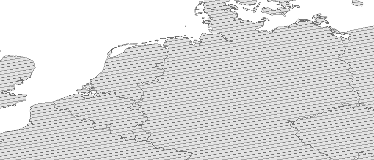 Layer 'Arbitrary angle line fill' rendered in ArcGIS