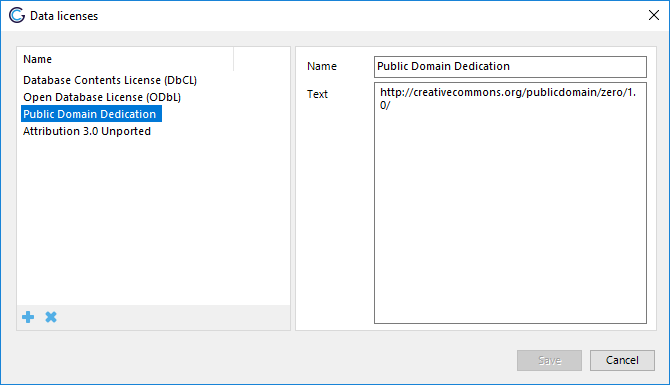 Data license form