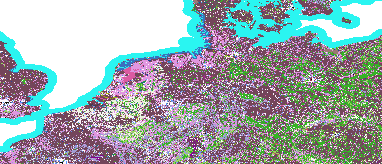 Layer 'Discrete color' rendered in GeoServer