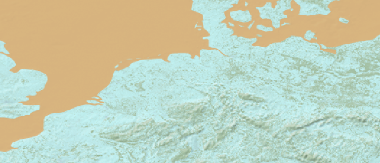 Layer 'Natural earth - bgr' rendered in GeoServer