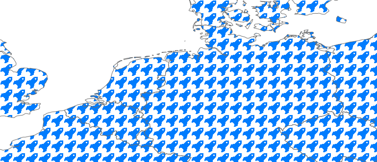 Layer 'Countries' rendered in MapServer