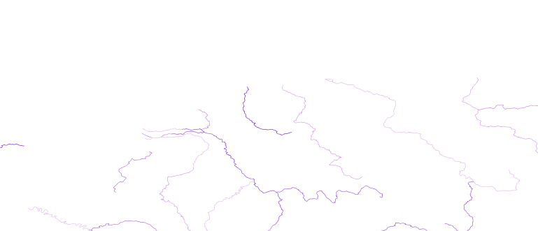 Layer 'Rivers' rendered in GeoServer