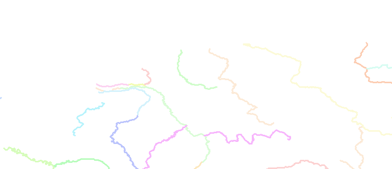 Layer 'Rivers' rendered in ArcGIS